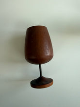 Load image into Gallery viewer, Teak Brass Cup Goblet Denmark Brostrom Design 1960s Danish Modern