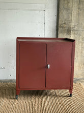Load image into Gallery viewer, Vintage Heavy Duty Industrial Rolling Cabinet // Bar Cart