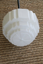 Load image into Gallery viewer, Art Deco Milk Glass Pendant Lamp