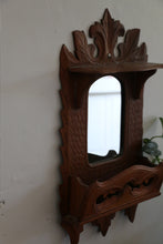 Load image into Gallery viewer, Antique Victorian Eastlake-Style Carved Walnut Wall Mirror