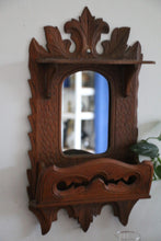 Load image into Gallery viewer, Antique Victorian Eastlake-Style Carved Walnut Wall Mirror