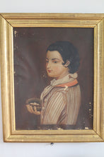 Load image into Gallery viewer, Antique Oil Portrait