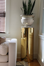 Load image into Gallery viewer, Mid Century Modern Brass Pedestal