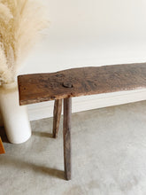 Load image into Gallery viewer, Antique Slab Pegged Work Table / Console