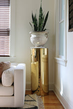 Load image into Gallery viewer, Mid Century Modern Brass Pedestal