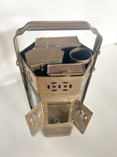 Load image into Gallery viewer, Antique Asian Street Food Brass Noodle Cart Tiffin Box with Accessories