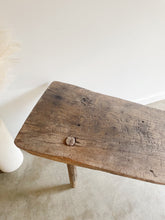 Load image into Gallery viewer, Antique Slab Pegged Work Table / Console