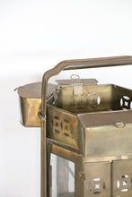 Load image into Gallery viewer, Antique Asian Street Food Brass Noodle Cart Tiffin Box with Accessories