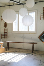 Load image into Gallery viewer, Antique Slab Pegged Work Table / Console