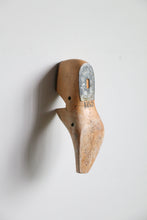 Load image into Gallery viewer, Rustic Wood Shoe Forms / Unique Candlestick Holders Circa  1948