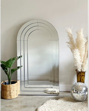 Load image into Gallery viewer, Arched Art Deco Mirror from W. & J. Sloane