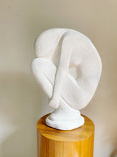 Load image into Gallery viewer, Mid Century Vintage Abstract Female Nude Study in White Plaster Unsigned.