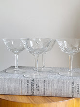 Load image into Gallery viewer, Set of 4 Crystal Coupe Glasses