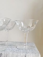 Load image into Gallery viewer, Set of 4 Crystal Coupe Glasses