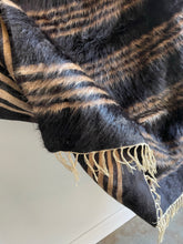 Load image into Gallery viewer, Angora Goat Hair Blanket // Kilim Rug