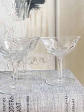 Load image into Gallery viewer, Set of 4 Crystal Coupe Glasses