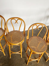 Load image into Gallery viewer, Thonet 1950s Rattan Bar Stools witch Cane Seats
