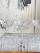 Load image into Gallery viewer, Set of 4 Crystal Coupe Glasses
