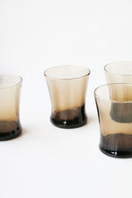 Load image into Gallery viewer, Vintage Anchor Hocking Flared Tawny Mocha Glasses Set of Four