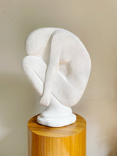 Load image into Gallery viewer, Mid Century Vintage Abstract Female Nude Study in White Plaster Unsigned.