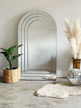 Load image into Gallery viewer, Arched Art Deco Mirror from W. & J. Sloane