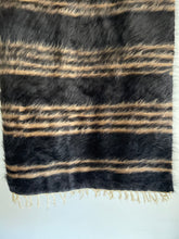 Load image into Gallery viewer, Angora Goat Hair Blanket // Kilim Rug