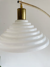 Load image into Gallery viewer, Vintage Italian Harvey Guzzini Style Brass & Carrara Marble Arc Floor Lamp