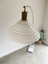 Load image into Gallery viewer, Vintage Italian Harvey Guzzini Style Brass & Carrara Marble Arc Floor Lamp