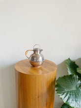 Load image into Gallery viewer, Vintage EGW & S Art Deco Guernsey Pot / Jug 6/3 Silverplate and Wicker Handle Serveware