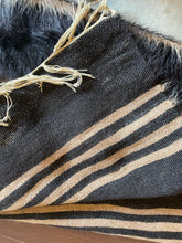 Load image into Gallery viewer, Angora Goat Hair Blanket // Kilim Rug