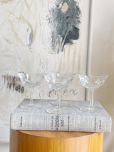 Load image into Gallery viewer, Set of 4 Crystal Coupe Glasses