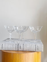 Load image into Gallery viewer, Set of 4 Crystal Coupe Glasses