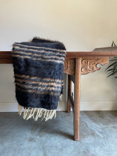 Load image into Gallery viewer, Angora Goat Hair Blanket // Kilim Rug