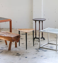 Load image into Gallery viewer, Mid Century Modern Chrome Cube Side Table
