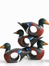 Load image into Gallery viewer, Set of 6 Wooden Mallard Duck Napkin Holders
