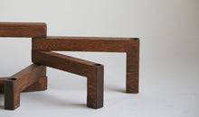 Load image into Gallery viewer, Wooden Handmade Mid Century Modern Candelabra
