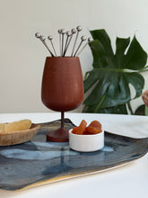 Load image into Gallery viewer, Teak Brass Cup Goblet Denmark Brostrom Design 1960s Danish Modern
