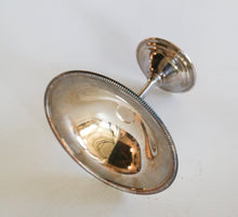 Load image into Gallery viewer, Vintage Silver Plate "Beaded Edge" Large Round Pedestal Base Compote
