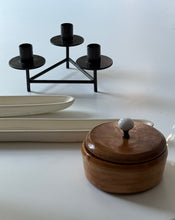 Load image into Gallery viewer, Hand-Turned Wooden Lidded Bowl
