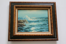 Load image into Gallery viewer, Vintage Seascape Oil Painting
