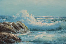 Load image into Gallery viewer, Vintage Seascape Oil Painting
