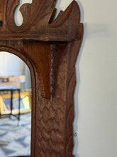Load image into Gallery viewer, Antique Victorian Eastlake-Style Carved Walnut Wall Mirror
