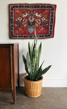 Load image into Gallery viewer, Vintage Handwoven Wool Rug Tapestry
