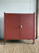 Load image into Gallery viewer, Vintage Heavy Duty Industrial Rolling Cabinet // Bar Cart
