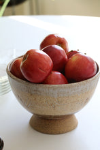 Load image into Gallery viewer, Handmade Ceramic Pedestal Fruit Bowl
