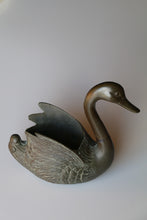 Load image into Gallery viewer, Brass Swan Planter
