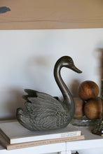 Load image into Gallery viewer, Brass Swan Planter
