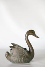 Load image into Gallery viewer, Brass Swan Planter
