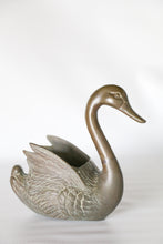 Load image into Gallery viewer, Brass Swan Planter
