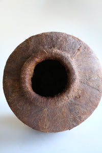 Large Coconut Husk Vase